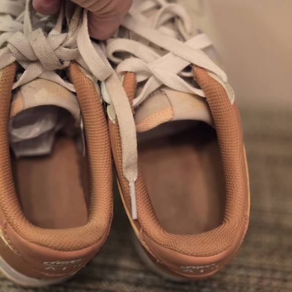 NIKE AIR FORCE 1 Low Sea Glass/Melon Tint Unisex Sneaker 5.5 youth Euro 38 VGUC - Picture 6 of 15